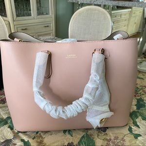 Ralph Lauren pink tote bag